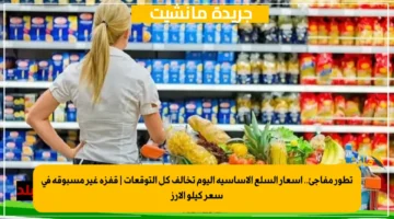 تطور مفاجئ.. أسعار السلع الأساسية اليوم تخالف كل التوقعات قفزة غير مسبوقة في سعر كيلو الأرز 1